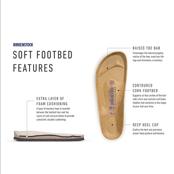 NWT BIRKENSTOCK GIZEH BIRKO-FLOR NUBUCK THONGS - Picture 11 of 13